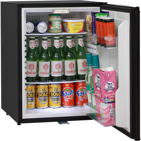 Silent 60 Litre Motel Quiet Mini Bar Fridge With Solid Door - Model DW60E