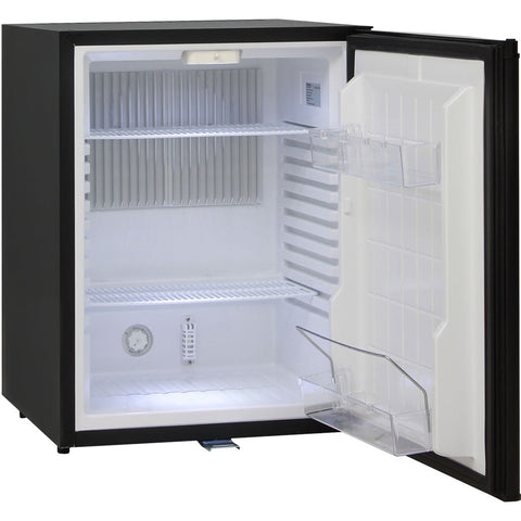 Silent 60 Litre Motel Quiet Mini Bar Fridge With Solid Door - Model DW60E: Room for a full stock
