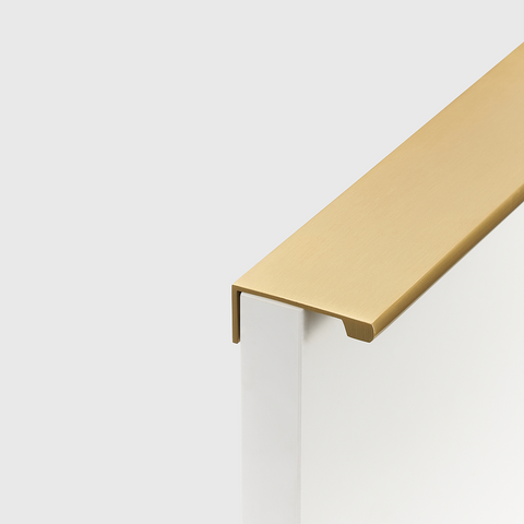 Slate Solid Brass Lip Pull | Satin Brass