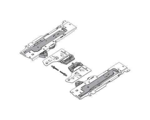 TIP-ON BLUMOTION Set — Light Grey