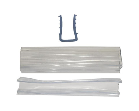 Cowdroy® Glazing Wedge for Roller Bearing 6. Colour: Clear. Sold per metre