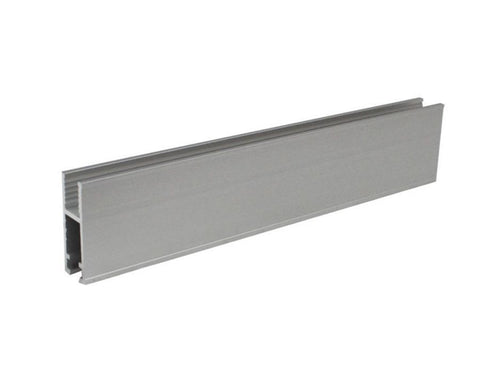 Cowdroy® Aluminium Race For Roller Bearing 6 Glass Bottom Track in Clear Anodised. Size: 2.25m