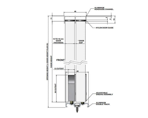 Cowdroy® Cabinetmaker Head Track