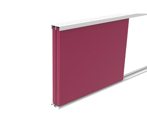 Cowdroy® Cabinetmaker Track Set for 3 Door Systems. Includes Channels, Strip & Accessories