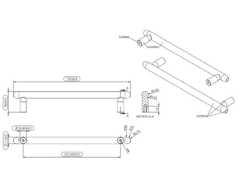 Furnipart Tocco Handle