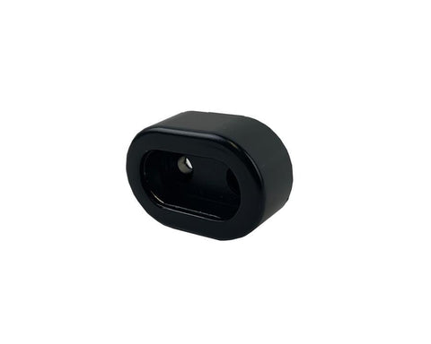 End Support For Oval Tube with Cover. Screw Fix.
