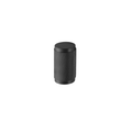 Black Twirlix solid brass knob for cabinets, drawers, and furniture hardware