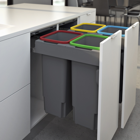 Hideaway Coloured Liner Holders- For Bin Pails