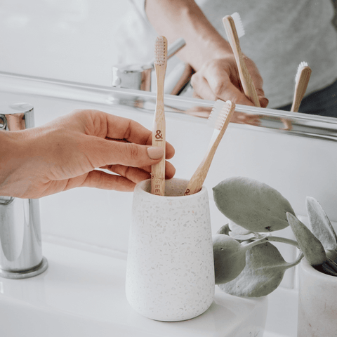 Bamboo Toothbrushes - Pack of 5