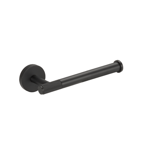 Knurled Toilet Roll Holder | Black