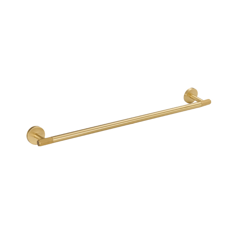 Knurled Towel Rail | Satin Brass