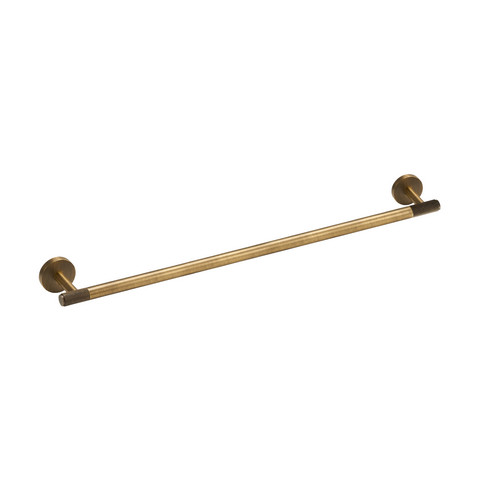 Knurled Towel Rail | Bronze