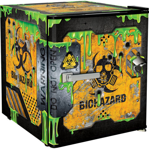 Toxic Slime Crate Design Mini Bar Fridge - A Great Gift Idea - Model BC46B-SLIME