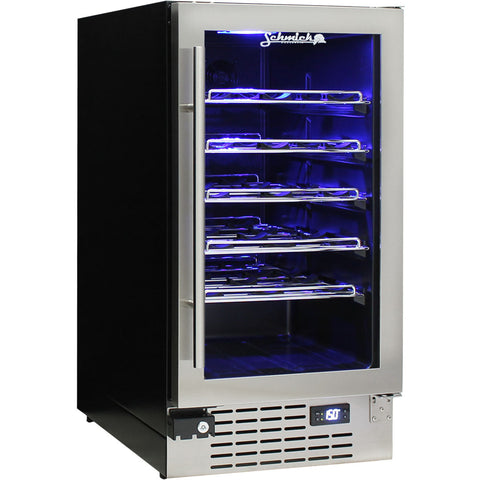 Schmick Under Bench Glass Door Wine Fridge Triple Glazed - Model JC95W-860