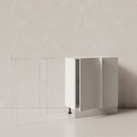Floor Cabinet Shallow – Adjustable Corner – Single Door