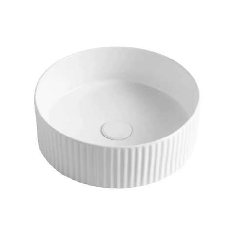 Marlo Round Matte White Basin