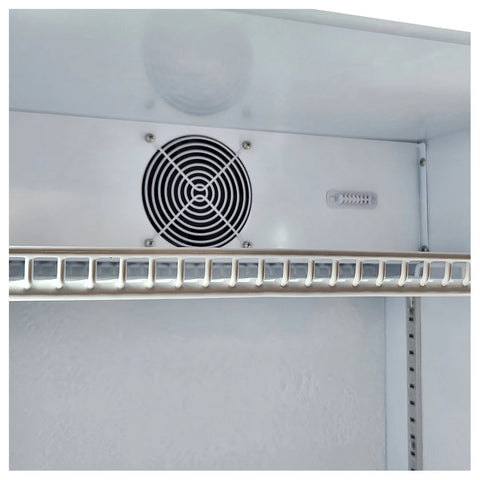 Great Northern Upright Quiet Running Black Glass Door Bar Fridge - Model SC372LB-GNBC-CRISP