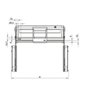Häfele Utensio overhead drop-down unit in anthracite