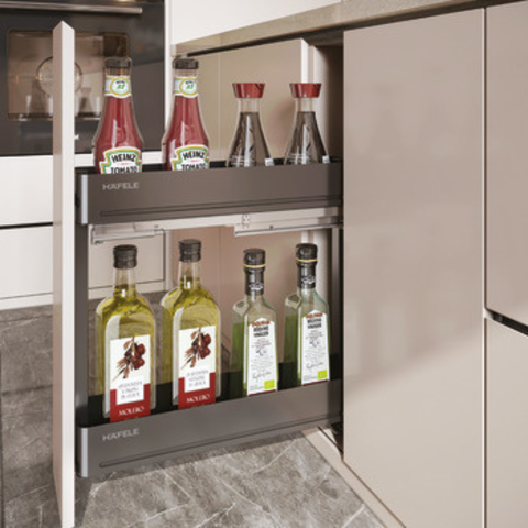 Häfele Utensio Plus base pull-out in anthracite