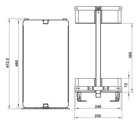 Häfele Utensio Plus maxi base pull-out in anthracite