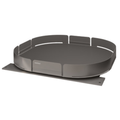 Häfele Utensio Plus revolving shelf in anthracite
