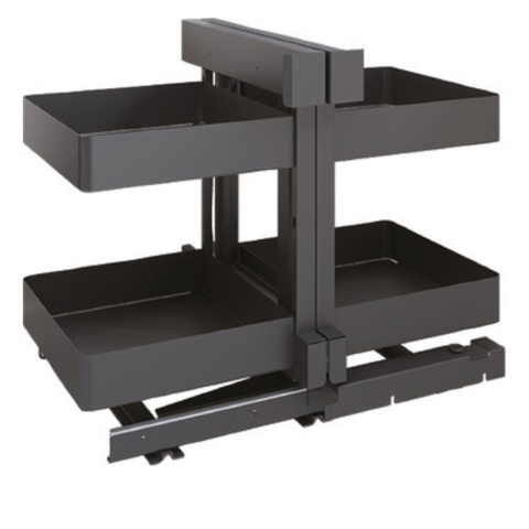 Häfele Utensio Plus corner unit in anthracite