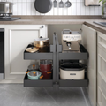 Häfele Utensio Plus corner unit in anthracite