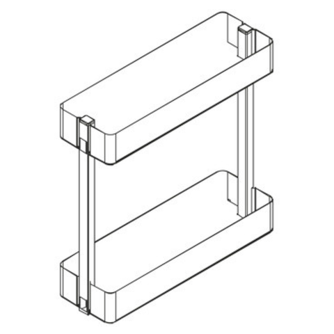 Häfele Utensio Plus base pull-out in anthracite
