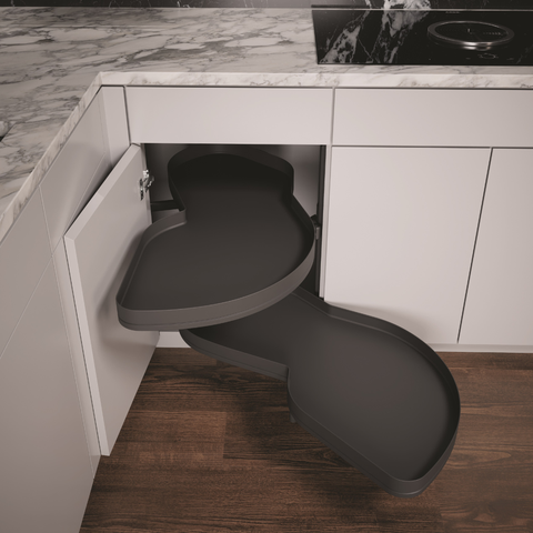 Häfele LeMans corner pull-out in anthracite