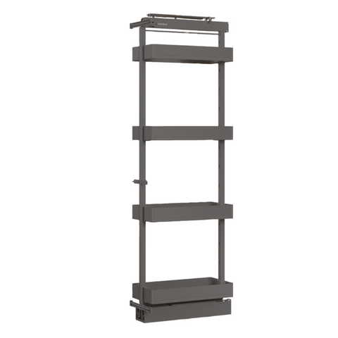 Häfele Utensio tall pantry unit in anthracite