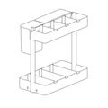 Häfele Utensio Plus multi base unit in anthracite