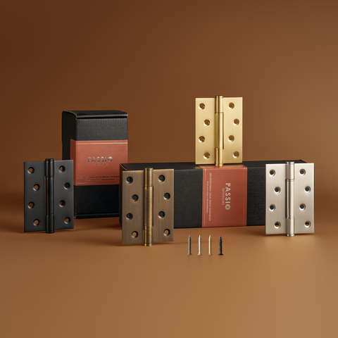 Solid Brass Hinge I | Satin Nickel