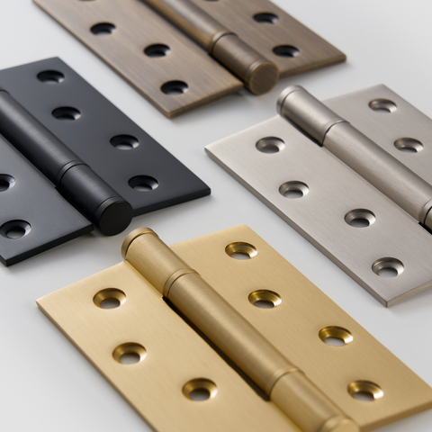 Solid Brass Hinge I | Satin Nickel