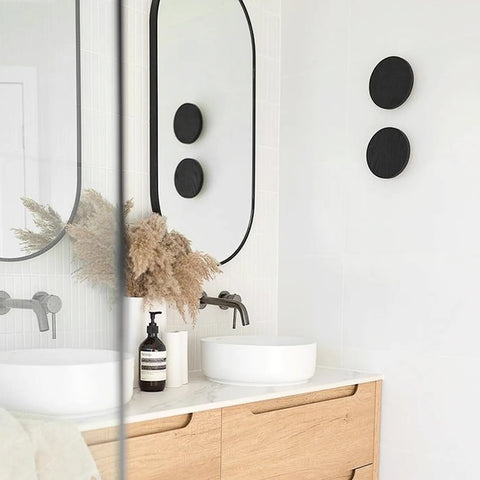 Vanity BYRON Double Bowl Wall Hung 1200mm Natural Oak