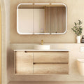 Vanity BYRON Wall Hung 1200mm Natural Oak