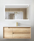Vanity BYRON Wall Hung 1200mm Natural Oak