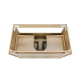 Vanity BYRON Wall Hung 600mm Natural Oak