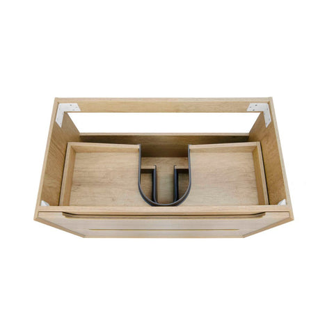 Vanity BYRON Wall Hung 600mm Natural Oak