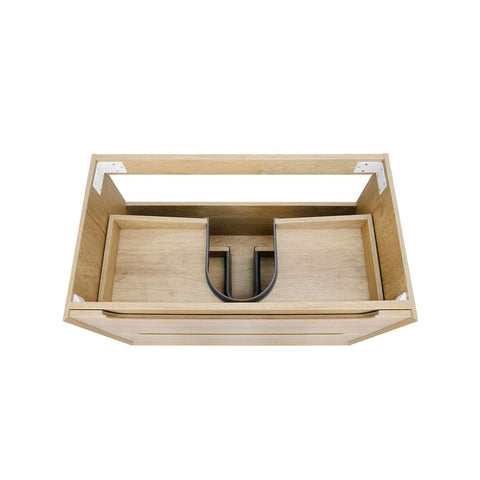 Vanity BYRON Wall Hung 750mm Natural Oak