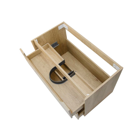 Vanity BYRON Wall Hung 750mm Natural Oak