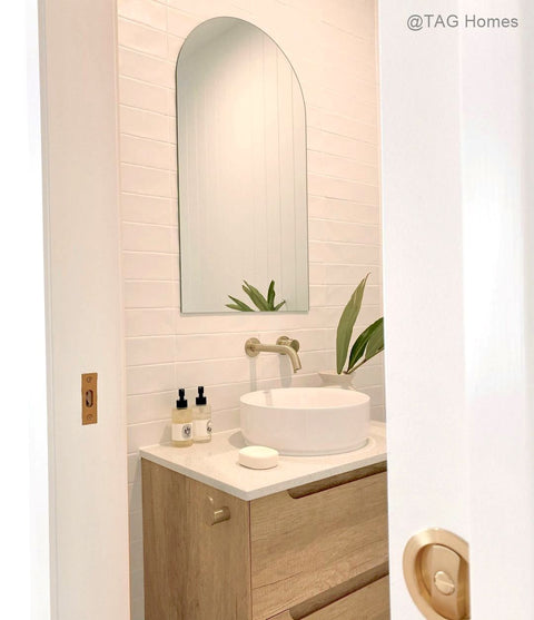 Vanity BYRON Wall Hung 900mm Natural Oak