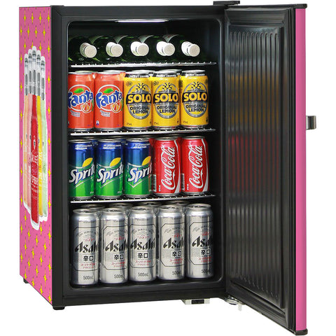 Vodka Cruiser Official Designed Mini Bar Fridge 70 Litre Schmick Brand With Opener - Model BC70B-VC