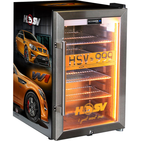 HSV GTSR W1 branded bar fridge, Great gift idea! Add You Own Number Plate To Door! - Model SC70-SS-GTSR-W1