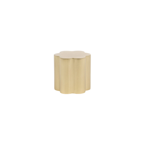 Wavey solid brass knob I in bronze finish, modern cabinet and drawer handle