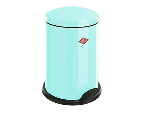 Wesco® 13L Base Softer Bin in Mint. Height: 425mm Width: 300mm Depth: 300mm Diameter: 300mm