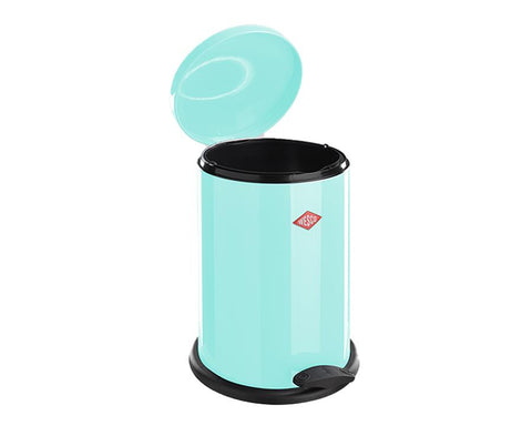 Wesco® 13L Base Softer Bin in Mint. Height: 425mm Width: 300mm Depth: 300mm Diameter: 300mm