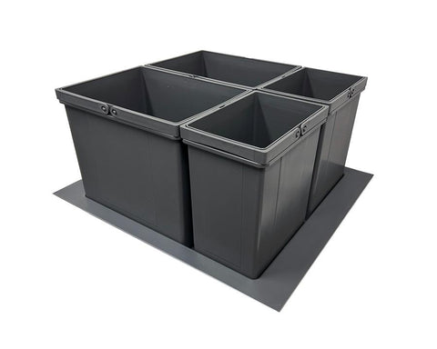 Wesco 50L (2x17L + 2x8L) Flex Waste Bin