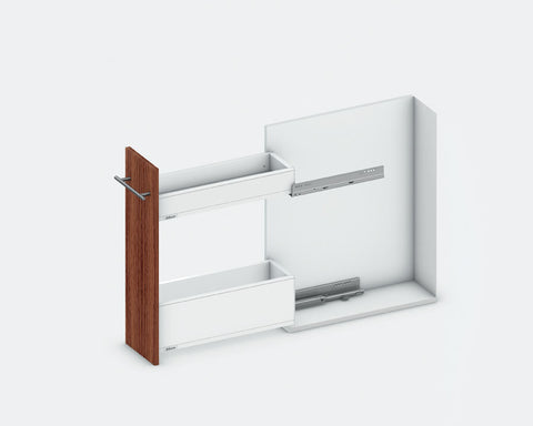 Blum LEGRABOX SPACE TWIN Solution Integrated BLUMOTION