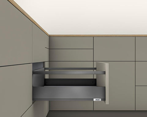 Blum MERIVOBOX modular E Height 192mm Single Gallery Rail Drawer