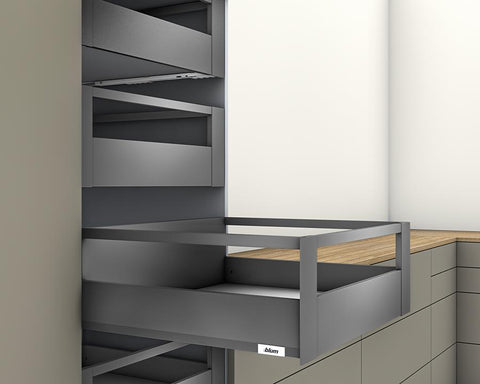 Blum MERIVOBOX modular E Height 192mm Inner Drawer Gallery with Front Gallery